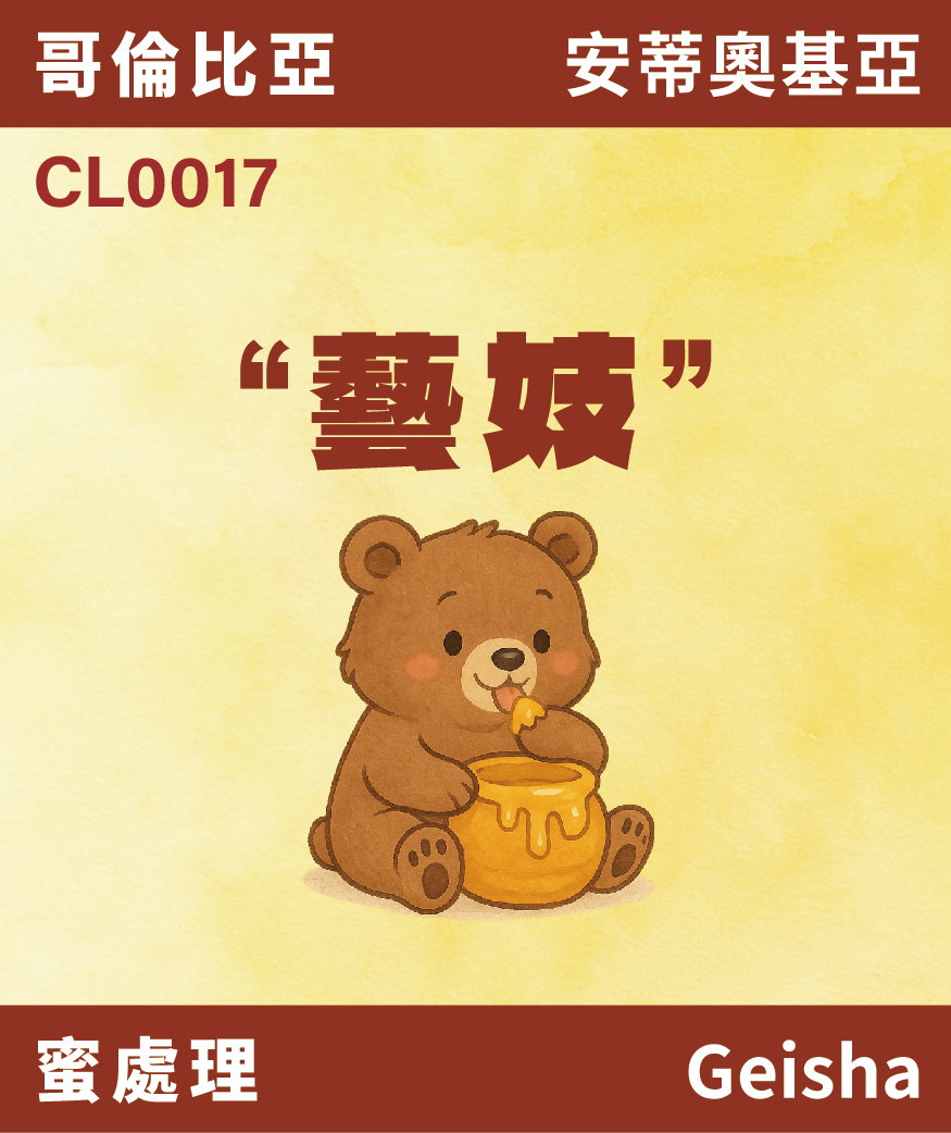 CL0017｜哥倫比亞 藝妓 蜜處理