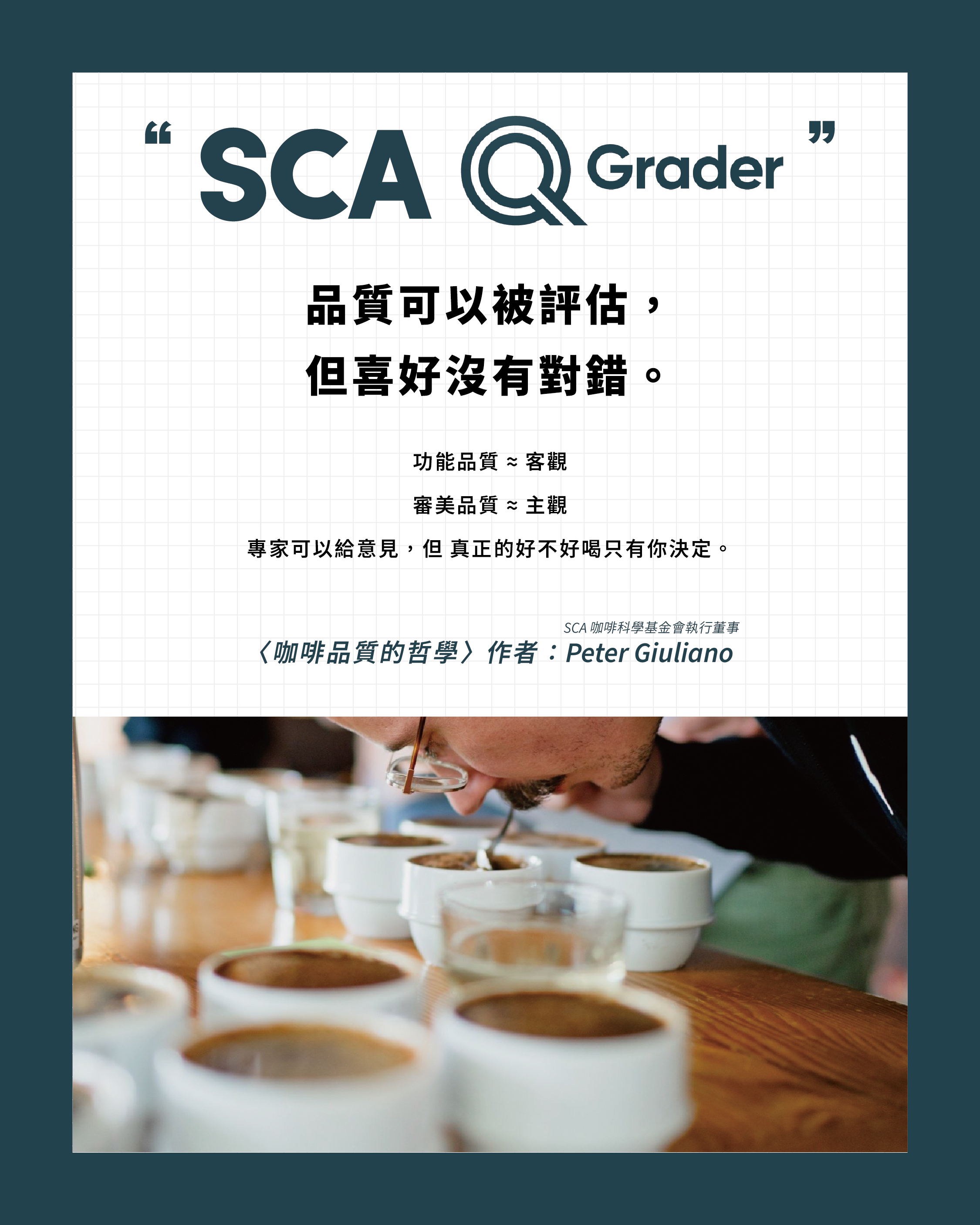 〈咖啡品質的哲學〉什麼是「品質」？什麼是「喜好」？