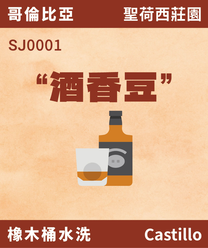 [預購]SJ0001｜哥倫比亞 酒香豆 橡木桶水洗